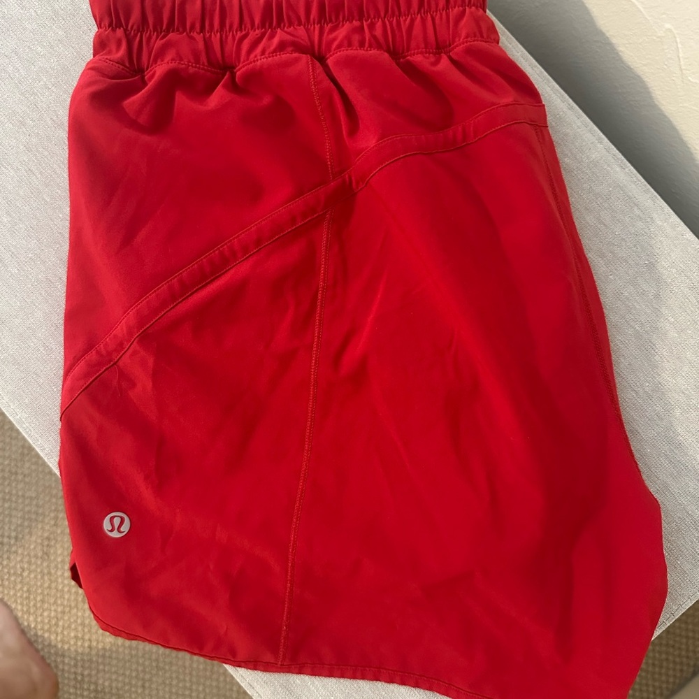 Lululemon track that High rise 5” shorts 12